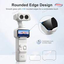 1-3 piezas Protector de pantalla fácil de instalar para Insta360 Luna Ultra Vidrio templado para Insta360LunaUltra LunaUltra Película protectora - Ver 3