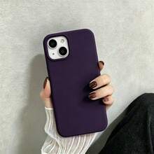 液態矽膠 3 層全覆蓋柔軟橡膠手機殼，適用於 iPhone 17 Pro 17 Pro Max 17，清新夏季配色，防震保護殼配耐刮微纖維內襯，相容於 13 11 16 Pro Max 15 14 Plus 12 Mini XS Max 7 8 Plus - 莓果紫 - 查看 4