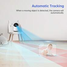 Lenovo C35 3MP WiFi Camera Smart Home Indoor IP Camera Full Color Night Auto Tracking Security CCTV Surveillance Baby Monitor - White - View 4
