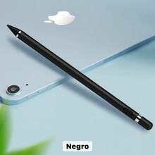 Lápiz Stylus Capacitivo Universal iPad Tablet Punta Metal Pluma Táctil Recargable Para Dibujo Escribir Resistente - Blanco - Ver 8