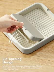 1pc Foldable Pot Lid Rack, Can Store Pot Lids, Spatulas And Spoons, Save Countertop Storage Space, Convenient For Cooking And Storage, Essential Kitchen Tool - Multicolor - View 8