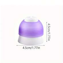 2/4/6pcs 3-Color Piping Nozzles, Multi-Purpose Plastic Cake Decorating Tips With Converter, Suitable For Piping Bags, Outdoor Kitchen Baking Tools - Multicolor - View 6