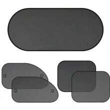 2pcs Car Sunshade Set, Universal Foldable Car Sunshade, Full Protection For Front And Rear Seats, Side Windows And Rear Windshield, Suction Cup Installation Suitable For All Car Models, Foldable And Easy To Store, Suitable For Hot Weather And Outdoor Parking - Multiple Styles - View 1
