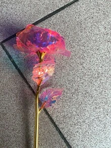 永生花人造玫瑰花束，適用於七夕節、情人節、生日和聖誕節禮物 - 仿真花 - 查看 6
