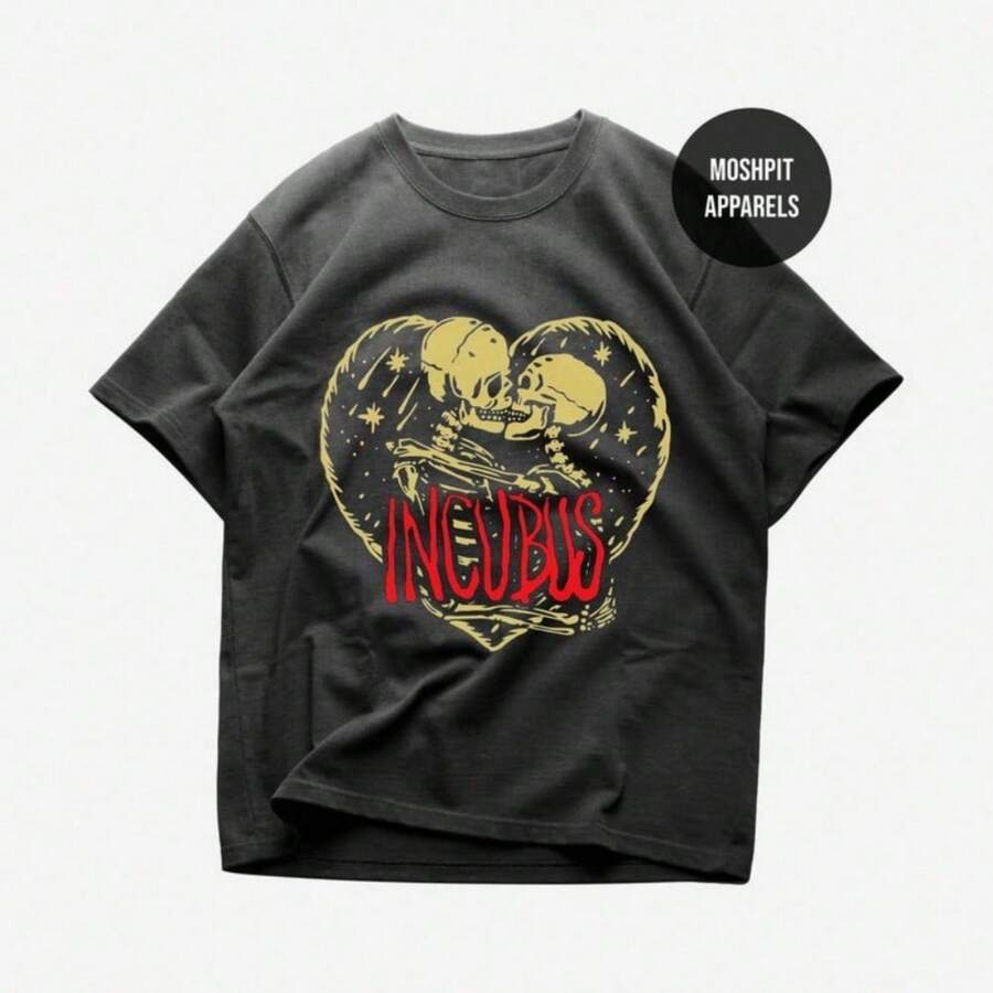 Incubus T-Shirt - Rock Music Shirt - Make Yourself Album - Light Grenades - Incubus Merch - Unisex Rocker Clothing - Schwarz - Übersicht 1