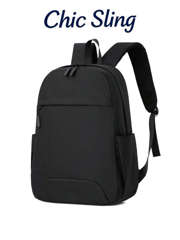 SHILAN Mochila básica minimalista con diseño de gran capacidad, ligera y versátil. Se puede usar como mochila escolar o como bolsa de almacenamiento diario.