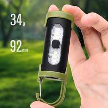 1pc/3PCS Keychain Light Mini Work Light Portable Multi-Function Flashlight Light Rechargeable And Waterproof Suitable For Outdoor Camping Safety Warning Lights Household Emergency Lights - Keychain - View 9