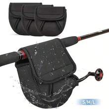 Lure Protective Cover Fishing Reel Bag, Protective Cover Water Drop Reel Spinning Reel Storage Bag, Suitable For Long Cast Spinning Reels, Suitable For 1000-8000 Series Fishing Reels, Includes 3 Different Size Protective Covers, Compatible With Baitcasting Reels/Trolling Reels, Includes Fishing Line Reel Protective Cover - Multicolor - View 2