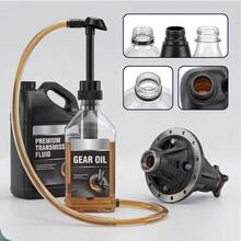 Pompa Pemindahan Oli Pelumas, Pompa Oli Transmisi, Pompa Oli Gigi, Cocok untuk Botol Galon dan Botol Quart Bermulut Lebar, untuk Penggunaan Diferensial - Hitam - View 8