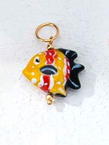 Mixed Color Ocean Animal Floral Fruit Shaped Pendants DIY Earrings Bracelets Necklaces Jewelry Making Accessories - Multicolor - View 39