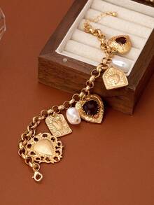1pc Bohemian Vintage Elegant Casual Fashion Versatile Women's Bracelet - Multicolor - View 4