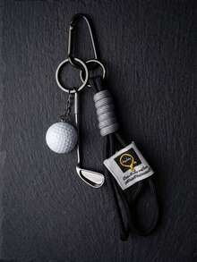 Creative Badminton Golf Ping Pong Keychain, Exquisite Sports Bag Charm, Wallet Pendant - Multicolor - View 3