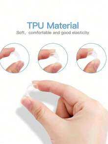 8/16/24 buah Alat Pengatur Ukuran Cincin Resin Tak Terlihat, Bantalan Pengencang Transparan yang Nyaman, Cocok untuk Semua Ukuran Jari untuk Berbagai Cincin, Bantalan Pelindung Perhiasan Cincin Longgar, Alat Pengatur Ukuran Cincin Unisex - A - View 9