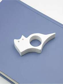 1pc Ergonomic Thumb Bookmark, Suitable For People With Sweaty Palms Who Love Reading, Can Be Held With One Hand - A - View 6