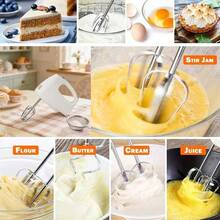 7-Speed 100W Electric Hand Mixer – Multifunctional Mixer For Baking And Cooking - View 5