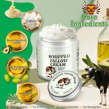 Crema de sebo de res alimentada con pasto – Batida para rostro y cuerpo; crema hidratante profundamente nutritiva para una piel suave y tersa. - sabor a vainilla - Ver 4