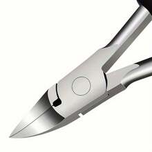 1pc Heavy Duty Durable Stainless Steel Professional Nail Clipper, Suitable For Thick Nails And Ingrown Nails, Unisex Pedicure Use, Sharp Curved Blade - Specification - View 7