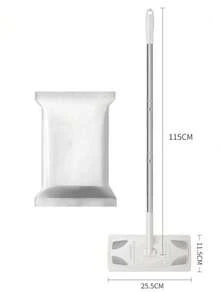 Extra Large Flat Mop And Bucket Set With Reusable Mop Pads - Stainless Steel Material, Suitable For Bedroom, Kitchen, Living Room And Wall Cleaning, Women's Gift, Kitchen Accessories, Kitchen Accessories, Home Living - 2026 New Model - View 10