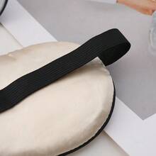1PC Embroidered Silk Sleep Mask Silk Eye Mask Soft Blackout Blindfold With Adjustable Strap Sleeping Eye Cover Mask For Travel - A - View 9