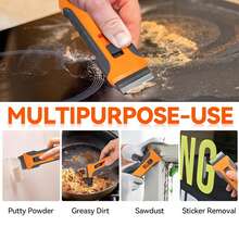 1pc Stain Cleaning Scraper With Extra Blade, Window Scraper, Glass Scraper, Extendable Scraper For Removing Glue, Paint, Stickers, Labels. Multi-Functional Household Glue Removal Scraper Tool For Phone, Car Repair, Cleaning, Film Application. Cleaning Tool, Tools & Home Improvement - Multicolor - View 8