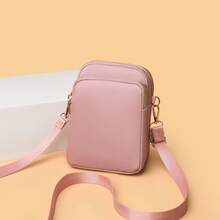 Ladies' Crossbody Bag, Shoulder Strap 3 Layer Phone Pouch With Adjustable Removable Shoulder Strap, Mobile Phone Pouch, Handbag For Cellphone, Wallet - Multicolor - View 11
