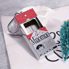 1pc Stainless Steel Creative Cat-Shaped Ashtray, Gift Item, Designed As "Miaomiao" - Portable, Compact, Fun Gift, Suitable For Smokers, Includes Keychain For Easy Carrying, Smoker Accessory | Optimistic Design | Durable Construction, Cat Accessory - Colorful - View 10