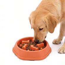 1pc Pet Slow Feeder Bowl, Anti-Choking, Bone-Shaped Design To Slow Down Eating Speed, Durable And Easy To Clean, Non-Slip, Suitable For Small Dogs, Medium Dogs And Cats, Premium Pet Gift - A - View 7