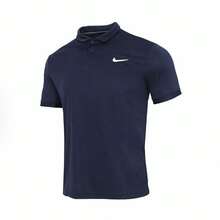 Nike قميص بولو رجالي بأكمام قصيرة وياقة من نايكي دراي-فت كورت فيكتوري، لون أزرق داكن، موديل BV0355-451 - أزرق غامق - مشاهدة 5