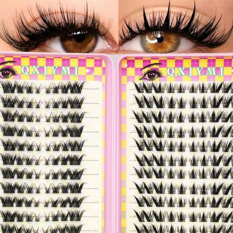 Linna New False Eyelash Set, Multiple Styles Combination, Multiple Makeup Effects, Multiple Choices, Multiple Style Options For Free Matching, Suitable For Beginners, Reusable|Suitable For Daily, Work, Party, Date, Travel, Holiday, Gift - D - View 1