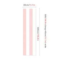 1 Roll Easy-Apply Pink Stripe Wall Decal - Self-Adhesive, Moisture-Resistant Vinyl Wallpaper For Kitchen, Bathroom, Bedroom & More - Peel & Stick, Easy Clean, Matte Finish - Available In 10 Sizes - Multicolored Striped Wallpaper - View 19