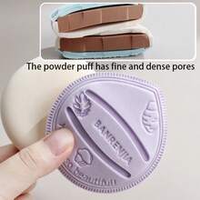1pc Large Wet & Dry Makeup Sponge With Storage Box, Soft & Skin-Friendly, Even Powder Application - Multicolor - View 6