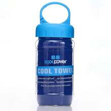 Cooling Towel Bottle Microfibre Quick Dry Breathable For Neck & Face During Sports Microfiber Rock - 彩色 - 查看 2