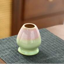 1PC/5PCS/7PCS Floral Ceramic Matcha Set - Matcha Bowl, Matcha Whisk, Matcha Cup, Matcha Whisk Stand, Tea Scoop, Tea Bowl Set, Matcha Making, Dessert And Pastry Making, Tea Drink Making Tool Set, Japanese Style Gift Box Tea Set, Song Dynasty Matcha Tea Whisk Tool Set - Multicolor - View 8