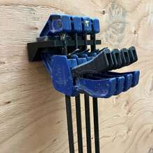 1pc Quick Clamp, Wall-Mounted Clamp, Essential For DIY Home Decor, 3D Printed, Workshop/Garage/Home Studio Organization Tool, Storage Rack, Space-Saving, Without Screws - 1PC - View 5
