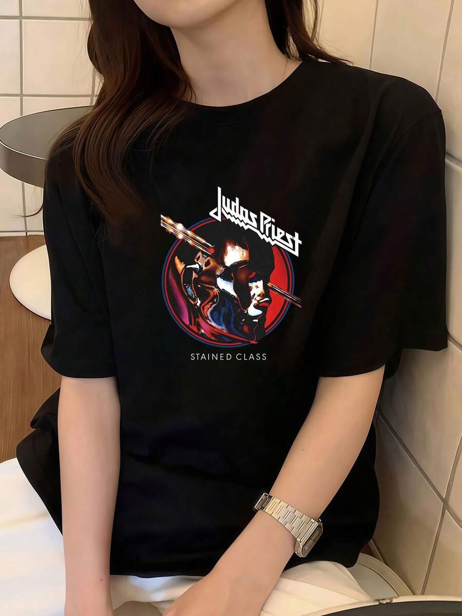 Women T-Shirts - Black - View 1