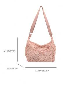 Large Tote Bag For Women, New Fashion Design Shoulder Bag, Textured Chic Style - Multicolor - View 2