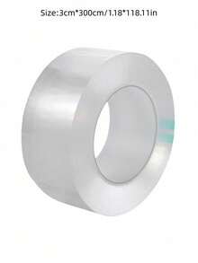 1 Roll 5m Transparent Multi-Purpose Acrylic Tape, Suitable For Kitchen, Waterproof, Flame Retardant, Anti-Mold - Multiple Styles and Colors - View 6