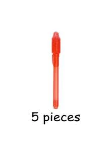 10/7/5 piezas Bolígrafo multifunción anti-falsificación con tinta invisible UV, bolígrafo detector de billetes de cabeza grande, bolígrafo fluorescente mágico, escritura secreta, bolígrafo para marcar notas, marcado invisible, gran regalo, regalo de cumpleaños festivo, regalo de vuelta a la escuela, regalo para familia amigos compañeros de clase colegas, regalo sorpresa para él/ella - Resaltador - Ver 15