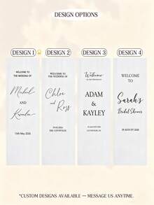 Custom Lace Wedding Welcome Sign, Wedding Ceremony Sign, Rustic Bohemian Modern Style Wedding Welcome Sign, Wedding Favors, Welcome To Our Wedding Sign, Wedding Gift - Multicolor - View 10