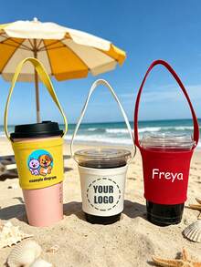 Sarung Gelas Kustom 550ml-1500ml, Sarung Gelas Portabel dengan Nama/Pola yang Dipersonalisasi, Aksesori Luar Ruangan Sarung Gelas Kustom Individual, Multifungsi, Dekoratif, Dapat Digunakan Kembali, Modis, Berkualitas Tinggi, Berwarna-warni, Mode Modern, Dapat Disesuaikan, Dipersonalisasi, Unik, Hadiah Ideal untuk Pria, Hadiah Ideal untuk Wanita, Pacar, Ayah - MultiWarna - View 4