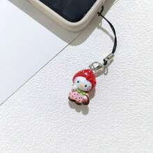 Sanrio Hello Kitty Charms untuk Pembuatan Perhiasan, Liontin Ponsel Stroberi, Aksesori Dekoratif Modis yang Lucu dan Menarik, Hadiah Liburan yang Cocok - Pesona - View 12