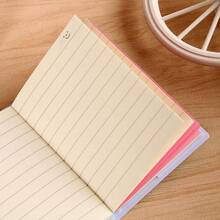 1/3pcs Candy-Colored Smiling Face Student Notebook, Thickened, Soft-Cover Portable Notebook, Prize, Cute Mini Journal, Fresh Notebook, Notebook, Diary, Leather Cover Notebook, Essential Notebook For Back-To-School Season - Multicolor - View 6
