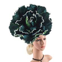 1pc Elegant Flower Fascinators Hat For Women Big EVA Flower Cocktail Fascinator Headwear Wedding Tea Party Hats Prom Hair - A - View 14
