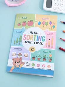 Children's Fun Logic Sorting Reading Book, Educational Animal Fruit Daily Object Recognition Early Learning Book, Back To School Season Math Extracurricular Tutoring Material, Teacher Classroom Reward Notebook - Multicolor - View 13