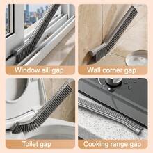 Long Handle Multi-Function Gap Brush, Used To Remove Kitchen Dirt And Clean Stove Gaps. Also Suitable For Bathroom And Toilet. Can Be Used To Clean Door Gaps, Windows, Floor Tiles, Etc. No Cleaning Dead Angles. - Long-handled Stiff-bristled Crevice Brush - View 10