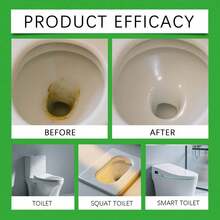 OUHOE Powerful Deep Cleaning Toilet Tablets, Deep Clean Without Scrubbing, 100% Limescale Removal, Toilet Cleaner, Deep Clean Toilet, Touchless Foaming Toilet Powder, Powerful Foaming Stain Remover Powder, Toilet Cleaner, Limescale Remover, (Randomly Sent New Or Old Style) - Mix - View 6