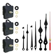 3 Set Mesin Jam Quartz, Panjang Poros: 16mm, 20mm, 23mm, Termasuk 3 Pasang Jarum Jam, Untuk Perbaikan, Penggantian, dan Pembuatan Jam Dinding/Meja DIY, Cocok untuk Dekorasi Rumah dan Kantor, Hadiah yang Bermakna untuk Pecinta Jam - G045B3#5 - View 2