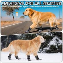 - Calcetines antideslizantes para perros para evitar que laman los pisos de madera, zapatos para pavimento caliente en verano, botines de traccin para perros de tallas pequeas, medianas y gra - inicial - Ver 6