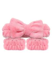 3/36Pcs All-In-One Pink Beauty Tool Kit - Includes 25 Soft Synthetic Makeup Brushes, 4 Makeup Sponges, 2 Reusable Makeup Remover Pads, Plush Headbands, Facial Roller & Gua Sha Tool, Complete Makeup & Skincare Set For Daily Use - Pink - View 13