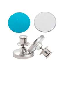 12/4pcs Magnetic Curtain Clips - Light-Blocking & Wind-Proof, Suitable For Fixing Curtains Or Shower Curtains To The Wall, Magnetic Shower Curtain Clips Prevent Water Leakage, Bathroom Curtain Clips, Light-Blocking Clips, Anti-Flutter Clips, Gap-Sealing Magnetic Clips, No Tools Required, No Drilling, Reusable - Multicolor - View 10